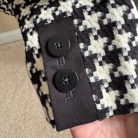 NWT Coldwater Creek Houndstooth Jacket in Black & White - Picture 6 of 10